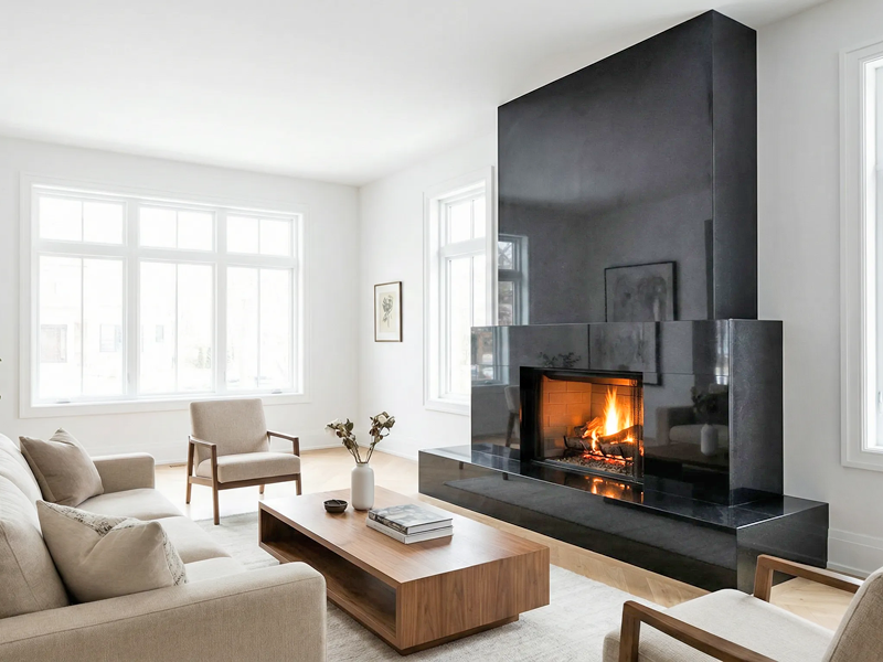 kaminverkleidung nero assoluto hochglanz kaminverkleidung nero assoluto hochglanz