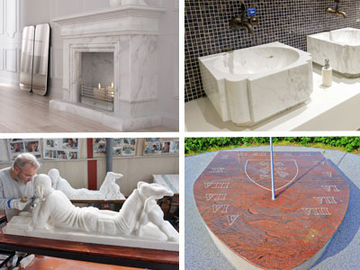 Massive Werkstücke aus Naturstein