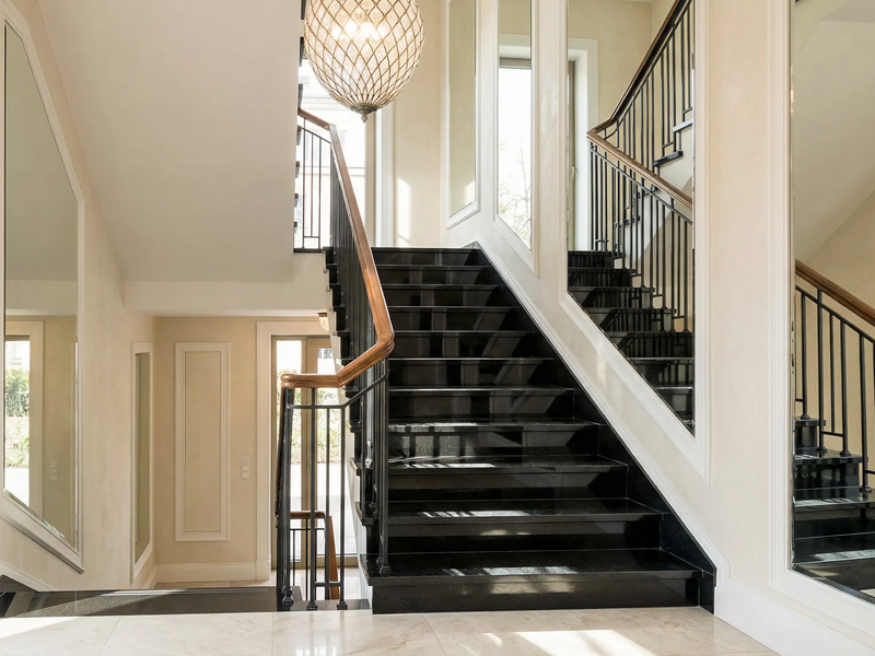 nero assoluto treppe innen gerade marmor wand nero assoluto nero assoluto treppe innen gerade marmor wand nero assoluto